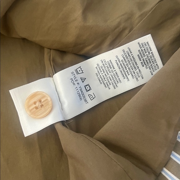 Scotch & Soda Vest Top Tan and Blue Stripes medium new with tags - Picture 8 of 8